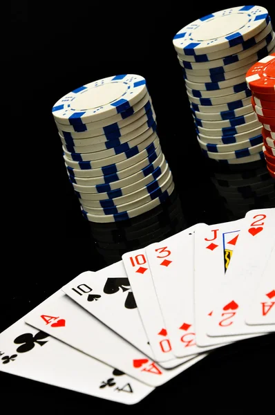 Casino, rulet kumar oyunları, — Stok fotoğraf