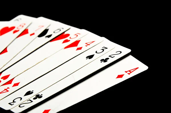 Елегантна тема казино з темним фоном — стокове фото