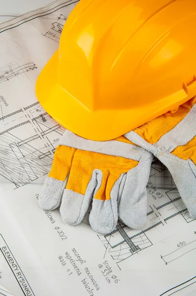 Bright composition of professional building stuff — Stock Photo, Image