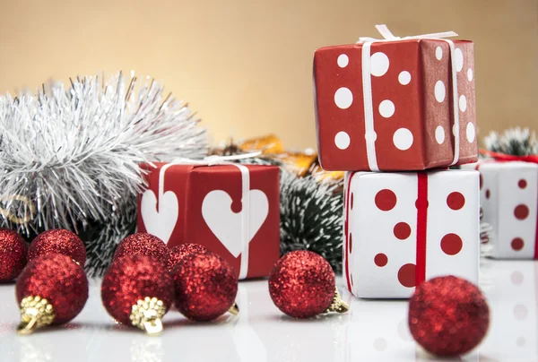 Christmas theme, light background — Stock Photo, Image