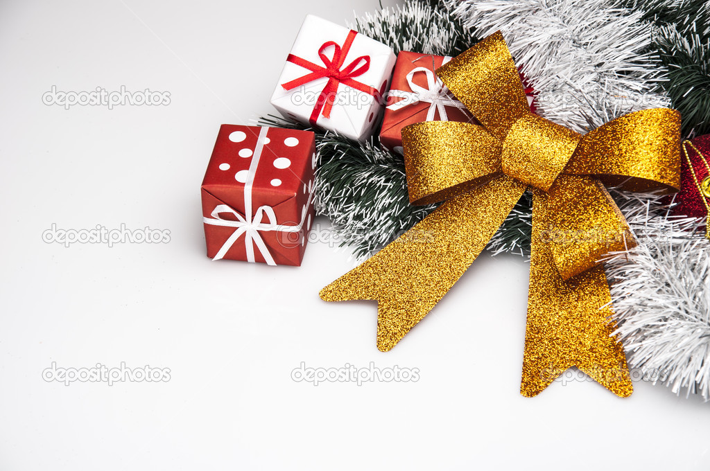Christmas theme with Christmas decorations