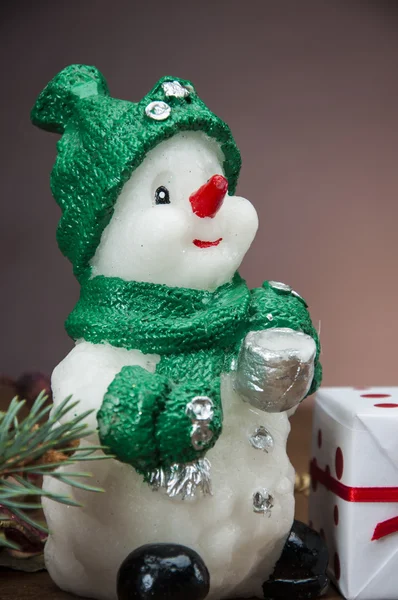 Tema de Natal com luz ambiente — Fotografia de Stock