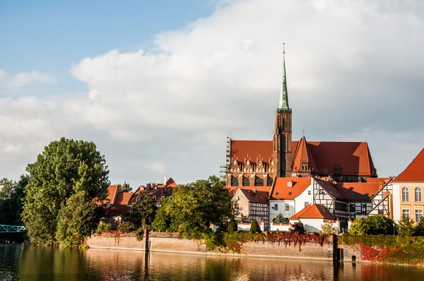 Piękny słoneczny dzień we Wrocławiu — Zdjęcie stockowe