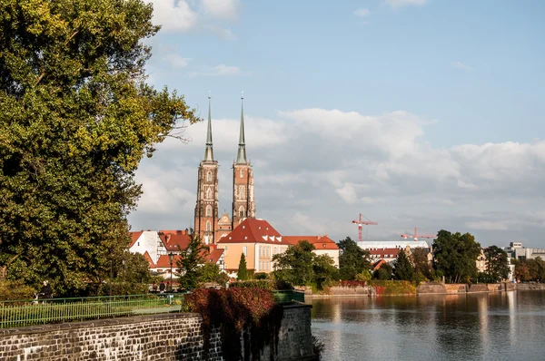 Autumn in the city of Wroclaw — Stock Photo, Image