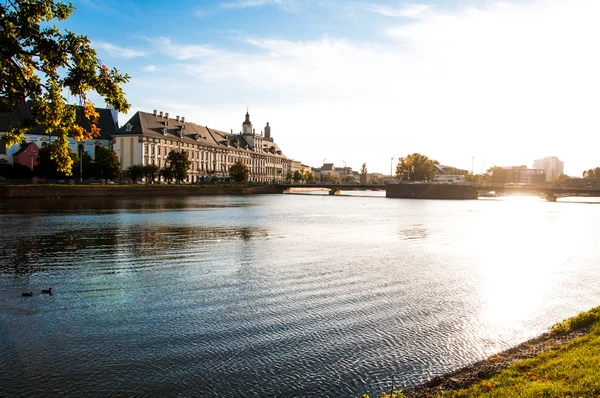 Stara część miasta Wrocław — Zdjęcie stockowe