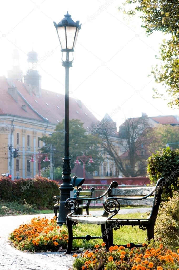 Autumn in the city of Wroclaw