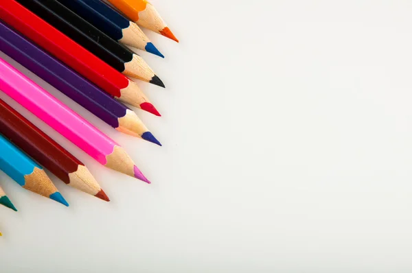Multicolor houten potloden — Stockfoto