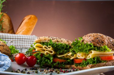 sağlıklı, doğal sandviç