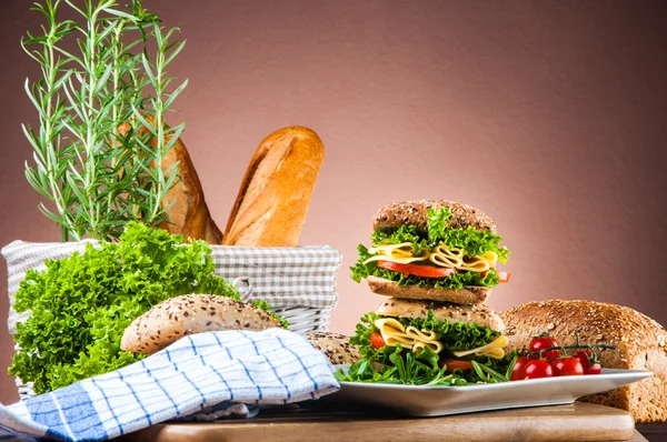 Traditional, healthy breakfast — Stock Photo, Image