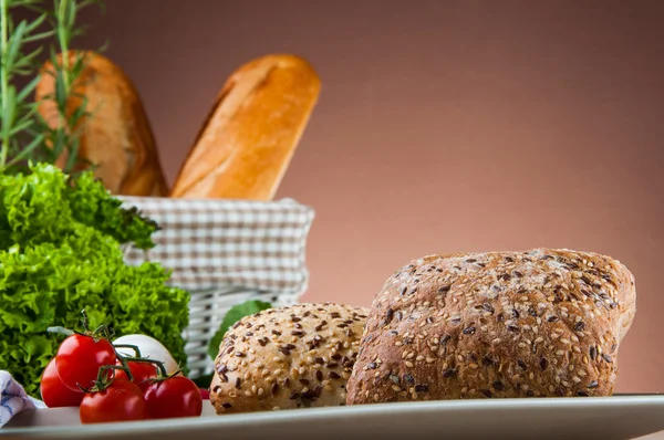 Concepto natural con alimentos saludables —  Fotos de Stock