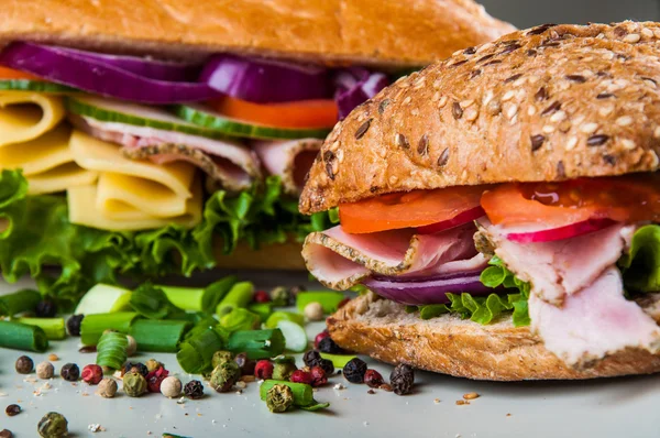 Organic, healthy food, sandwich — Stock Photo, Image