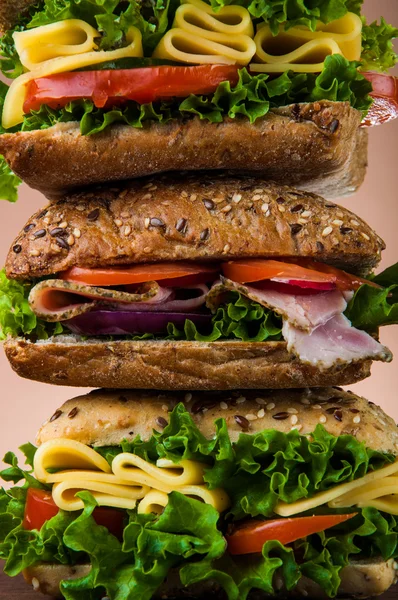 Lekkere, natuurlijke lunch — Stockfoto