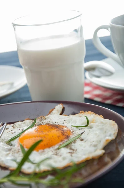 Natural breakfast, rural theme — Stock Photo, Image