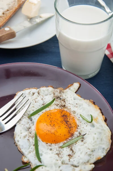 Naturliga frukost, landsbygdens tema — Stockfoto