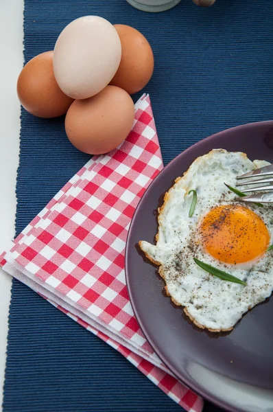 Rural theme of traditional breakfast — Stock Photo, Image