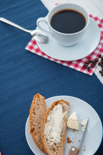 Bio-Frühstück mit natürlichen Lebensmitteln — Stockfoto