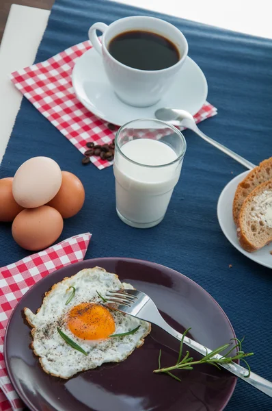 Early morning in traditional kitchen — Stock Photo, Image