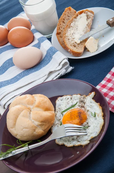 Bright concept of breakfast — Stock Photo, Image