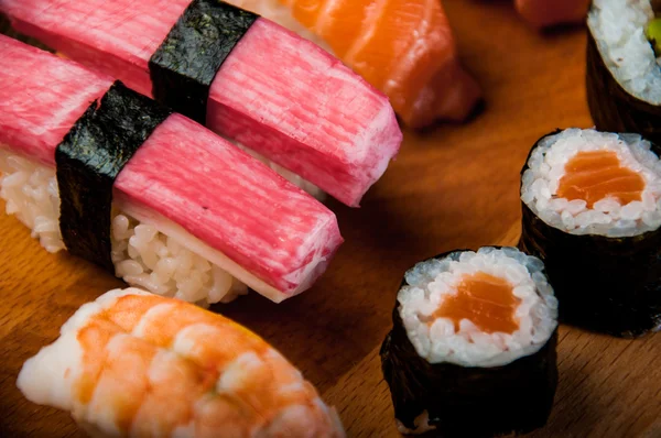 Восточная тема с суши — стоковое фото