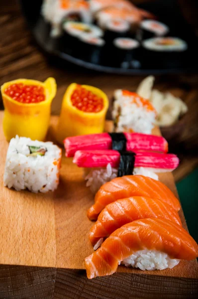 Colorful oriental sushi — Stock Photo, Image