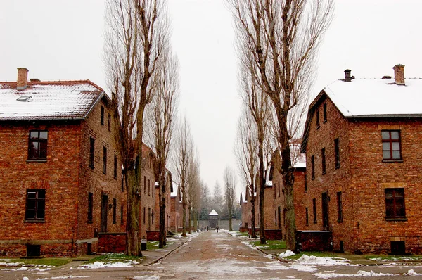 Niemieckiego obozu koncentracyjnego Auschwitz — Zdjęcie stockowe