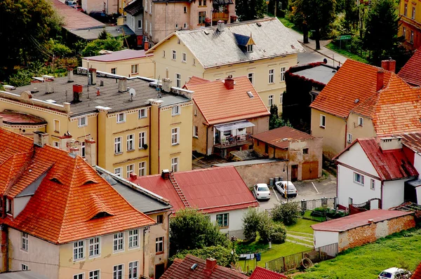 Malé město v jižním Polsku — Stock fotografie