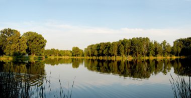 Wonderful Polish lake lands clipart