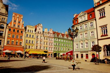 güzel tarihi wroclaw, Polonya