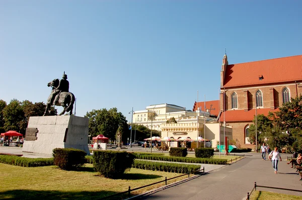 Zabytkowe miasto w południowej Polsce — Zdjęcie stockowe