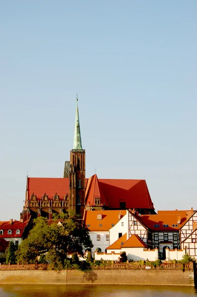 Wroclaw ประวัติศาสตร์ที่สวยงาม, โปแลนด์ — ภาพถ่ายสต็อก