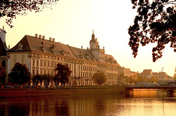 Capital city of Lower Silesia, colorful Wroclaw — Stock Photo, Image