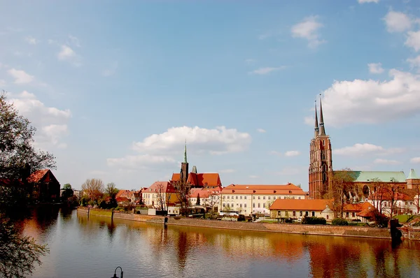 Huvudstaden i nedre Schlesien, färgglada wroclaw — Stockfoto