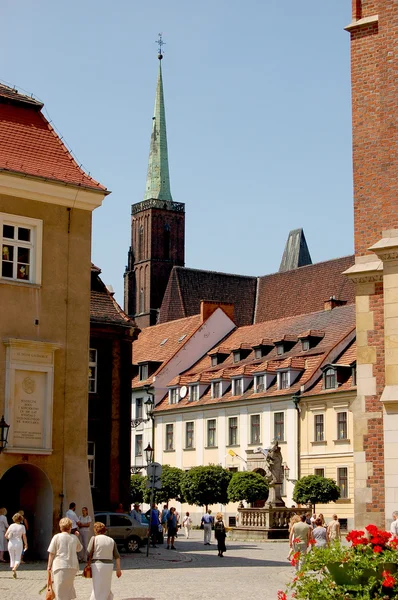 Staden wroclaw, Polen — Stockfoto