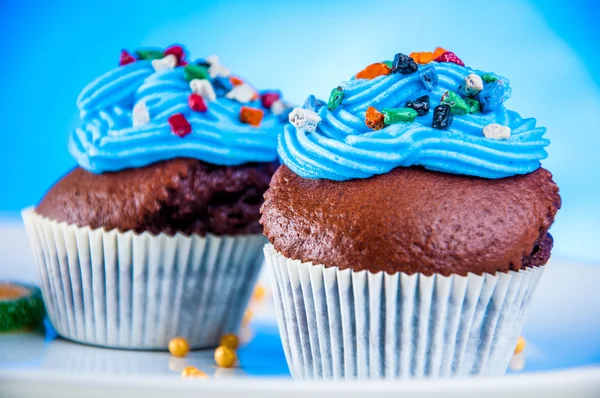 Tema dolce con la casa al forno — Foto Stock