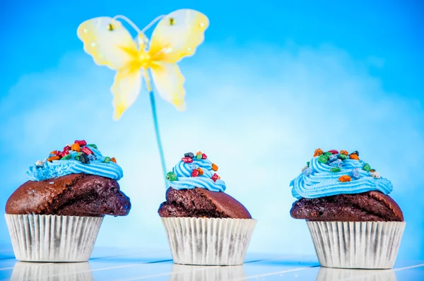 Dulce mundo de caramelos, magdalenas —  Fotos de Stock