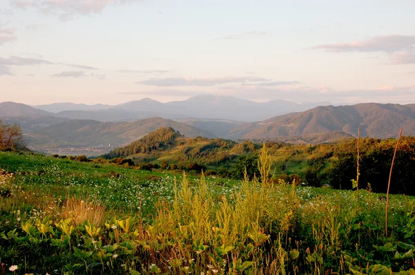 Barevné mountain view — Stock fotografie