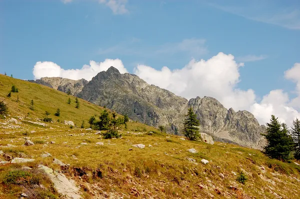 Beautiful alpine mountain ranges, central Europe — Stock Photo, Image