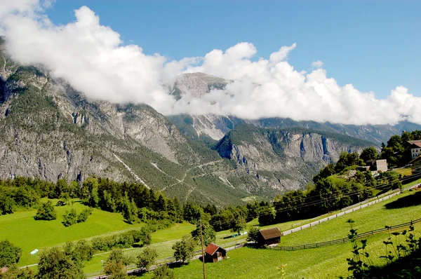 美丽的阿尔卑斯山脉，欧洲中部 — 图库照片