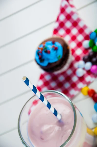 Doces, delícias, carnes doces, composição saturada — Fotografia de Stock