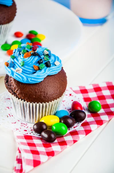 Colorful saturated composition of tasty sweetmeats — Stock Photo, Image