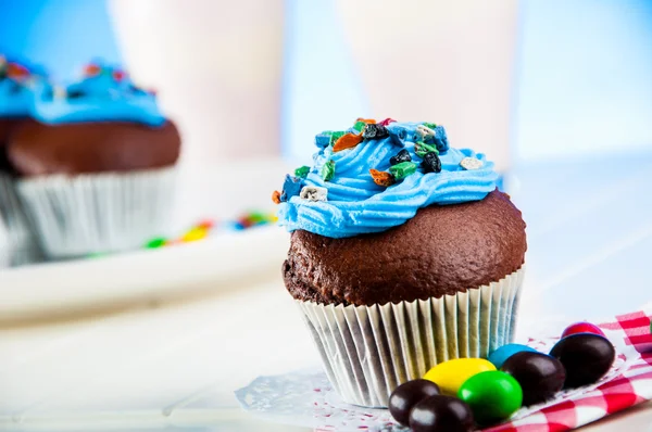 Colorful saturated composition of tasty sweetmeats — Stock Photo, Image