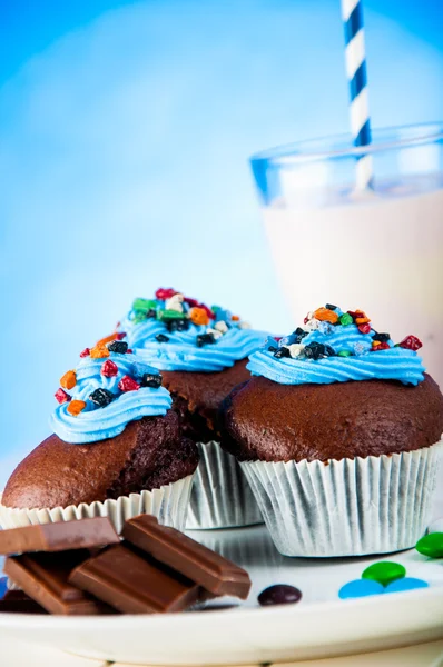 Colorful saturated composition of tasty sweetmeats — Stock Photo, Image