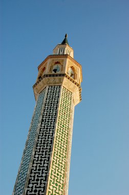 Yaz aylarında turizm bölgesi Tunus