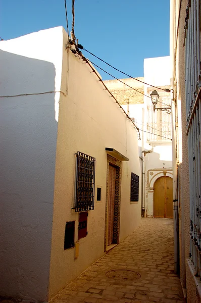 Oude stad, traditionele architectuur in Tunesië — Stockfoto