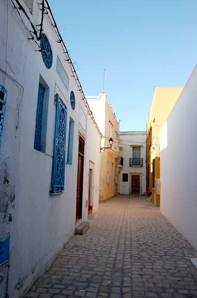 Gamla stan, traditionell arkitektur i Tunisien — Stockfoto