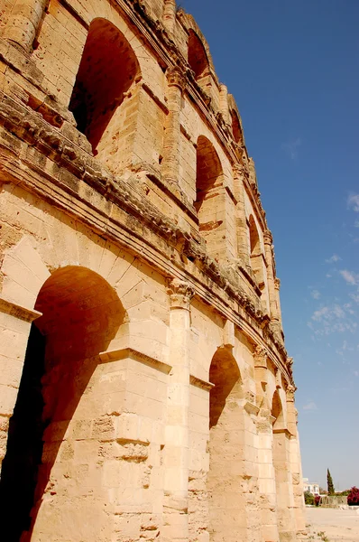 Antika amfiteater i Tunisien — Stockfoto