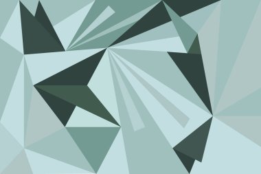 Tek renkli geometrik arka plan. Üçgenli yeşil arkaplan. Cep telefonu için arkaplan.