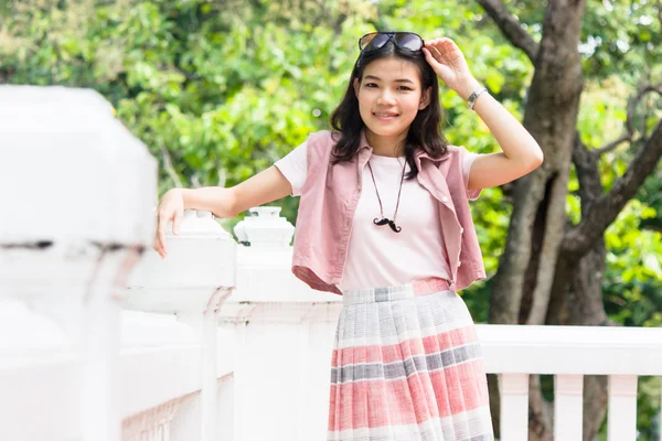 Portrait of women with sunglasses — Stock Photo, Image