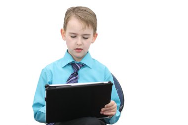 çocuk için bir dizüstü bilgisayar ile