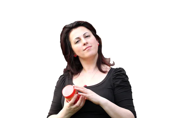 Genç kadın.
